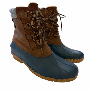 Sporto Women's Waterproof Duck Boots Size 11 Insulated Faux Fur Lining